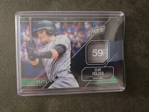 2017 PANINI FATHER'S  CLINT FRAZIER CRACKED ICE RELIC CARD #25/25 EBAY 1 OF 1  - Picture 1 of 2