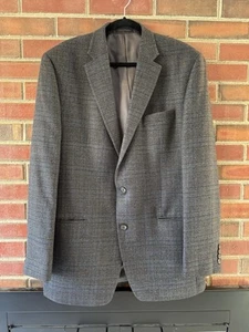 Ralph Lauren Herren Grau Glen Plaid Woll Blazer 44XL Sport Mantel 100% Wollfleck - Bild 1 von 5