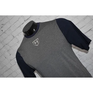 Camisa de béisbol Under Armour para hombre talla mediana ajustada gimnasio rendimiento HeatGear - Imagen 1 de 8