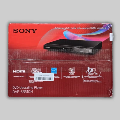 Reproductor de CD de DVD multiformato Sony 1080p Full HD Upscaling con salida HDMI | DVP-SR510 Foto 1 de 3