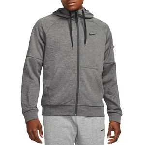 Nike Men's Therma-FIT Full-Zip Logo Hoodie Charcoal Heather Size Large Tall - Picture 1 of 5