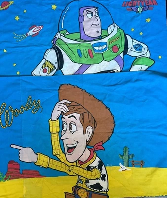 2 fundas de almohada estándar leñosas Disney Pixar Toy Story Buzz Lightyear vintage años 90 Foto 1 de 4