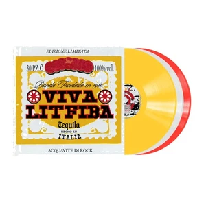 Litfiba Viva Litfiba r. Vinile Giallo, Bianco, & Rosso Busta Bauletto) (Vinyl) - Picture 1 of 3