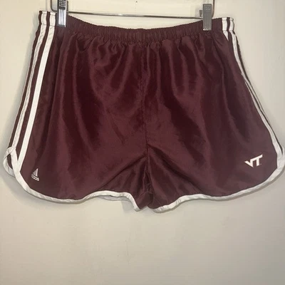 Pantalones Cortos para Correr Virginia Tech Hokies Adidas Para Mujer L Marion Forrados Bolsillo Pequeño Foto 1 de 4