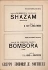 SHADOWS Shazam / ATLANTICS Bombora GUITAR Instrumental 1965 SPARTITO Sheet Music