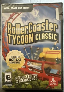 RollerCoaster Tycoon Classic WIN/MAC DVD-ROM Game Rated E Atari - Picture 1 of 4