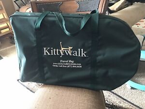 Kittywalk Deck and Patio Outdoor Cat Enclosure Green 122”x 18" x 24"