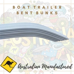 Boat Trailer Bent Bunk w/ angle 1200mm SOLID Plastic Grey Skid 1.2m - Picture 1 of 2