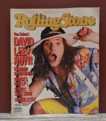 April 11, 1985 Rolling Stone Magazine #445 David Lee Roth Cover🔴 - Image 1 of 3