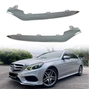 2x für W212 E350 Auto Front Stoßstange Chrom Trim Molding 2128852874 2128852774 - Picture 1 of 6