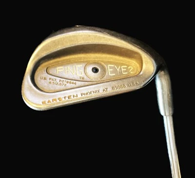 PING Eye 2 Sand Wedge "S" Black Dot Karsten Stepped SS Shaft RH Ser# PET RESCUE - Image 1 of 4