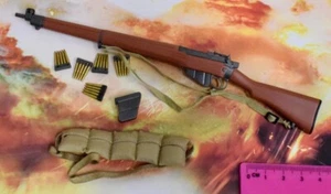 1/6 Scale Lee Enfield +Bandolier from Ujindou WW II British Commando 1944 UD9013 - Picture 1 of 1