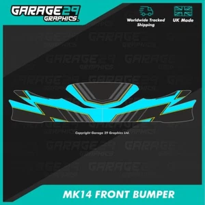 CADET KART MK14 FRONT BUMPER STICKER KIT - PIRANHA - COLOUR 1 - Picture 1 of 3