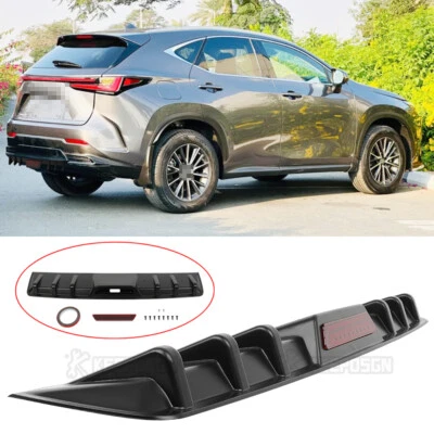 Labio de alerón difusor trasero de aleta de tiburón para Lexus NX200t NX250 NX300 NX350 Foto 1 de 4