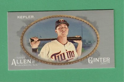 2017 TOPPS ALLEN & GINTER X MAX KEPLER SILVER MINI 1/1 #300 TWINS - Image 1 of 2