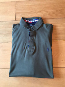 Ralph Lauren Green Short Sleeve Slim Polo Shirt Size 4XL