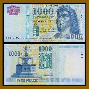 Hungary 1000 Forint, 2015 P-197e Unc - Picture 1 of 1