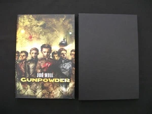 GUNPOWDER Joe Hill UK DELUXE SIGNED LTD SLIPCASED NUMBERED 1st ED HB/DJ PS - Picture 1 of 7