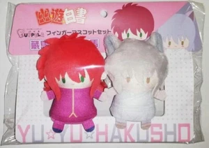 Yu Yu Hakusho Kurama Fox Demon Finger Mascot Plush Toy Papella Set Unused New - Picture 1 of 1