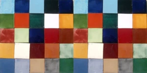 50 Assorted Solid colors Mexican 4x4 inch Tiles Ceramic Mexico #003 - Picture 1 of 1