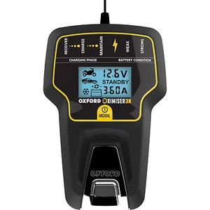Oxford Oximiser 3X Motorcycle Battery Motorbike Charger 14Volt Optimise EL200 - Picture 1 of 3