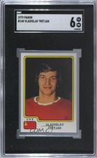 1979 Panini Hockey '79 Stickers Vladislav Tretiak Tretjak #140 SGC 80 HOF