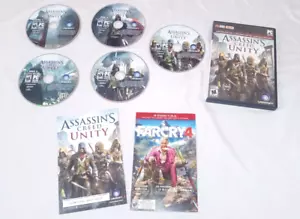 Assassin's Creed Unity PC DVD-ROM 2014 Limited Edition Ubisoft Complete 5-Disc - Picture 1 of 6