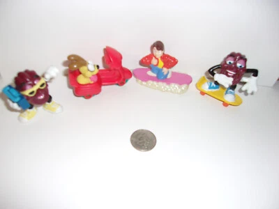 90s McD's Hardees Toys Lot BTTF California Raisins Flintstone Batman Cars Odie - Image 1 of 4