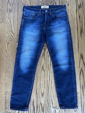 Levi’s Made & Crafted Needle Narrow 32 x 32 Jeans Dark Blue Slim Broken Leg