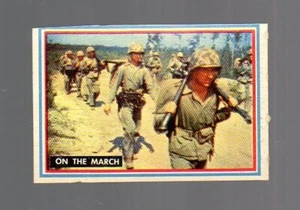 1953 Fighting Marines Card # 2 - TOPPS - On The March - Picture 1 of 2