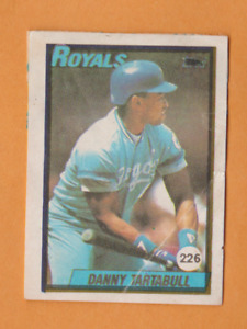 Venezuela Sticker 1990 Danny Tartabull #226 Kansas City Royals VERY RARE