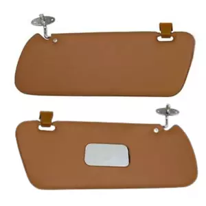 Sun visor with clips Set For Mercedes W113 Pagoda Tobacco Color 1968–1971. LHD - Picture 1 of 3