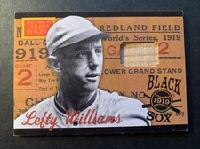 Panini Golden Age Lefty Williams 1919 Chicago Black Sox Bat Relic Card #148/199