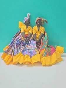 Vintage Handmade African Dolls - Picture 1 of 8