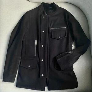 GUCCI TOM FORD Black Coat Size 48 100% wool Jacket Used For Men From Japan - Picture 1 of 11