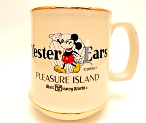 Vintage Walt Disney World Mickey "Yester Ohren" Pleasure Island Tasse - Bild 1 von 4