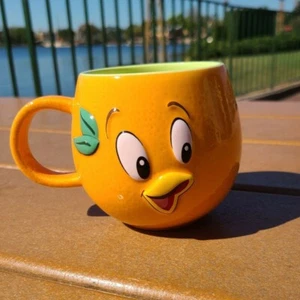 2022 Disney Parks EPCOT Flower & Garden Festival Orange Bird Head Coffee Mug NEW - Foto 1 di 3