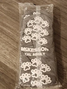 MCK Slipper Socks McKesson Terries™ 2X-Large Gray Above the Ankle 1 PR - Picture 1 of 4