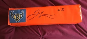 Jamal Lewis Signed Orange Endzone Football Pylon (SCHWARTZ COA)10,067 CAREER YDS - Picture 1 of 3