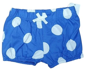 MARKS & SPENCER Bebés Niñas Lindos Pantalones Cortos Azul Lunteado Algodón Elástico Edad 18-24 Meses - Imagen 1 de 3