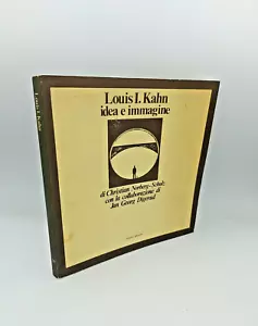 "LOUIS KAHN idea e immagine" Norberg-Schulz, officina edizioni 1980 Digerud - Picture 1 of 3