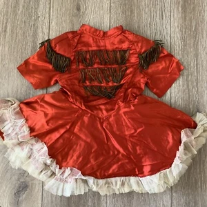 Vintage Party Pageant 40’s 50s Handmade Dress Frilly 2T/3T Circle Rockabilly - Picture 1 of 12