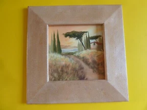 gerahmte bilder kunstverlag 30/30 cm landschaft toscana - Bild 1 von 1