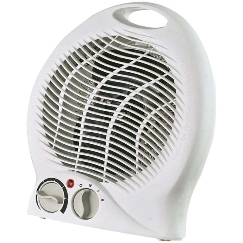 Optimus Portable Fan Heater with Termostat White - (H-1322)