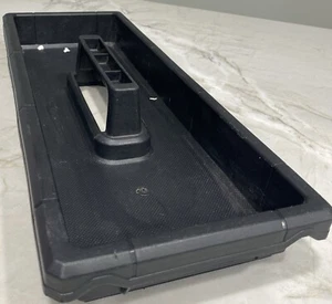 Black Tool Tray 1-Compartment Professional Caddy Organizer 20" by 7.5" - Picture 1 of 8