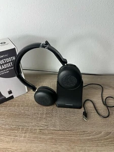 Bluetooth-Headset ausgestattet mit Ladestation und USB-Dongle - Bild 1 von 3