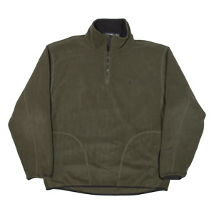 NAUTICA Pullover Mens Fleece Jacket Green XL