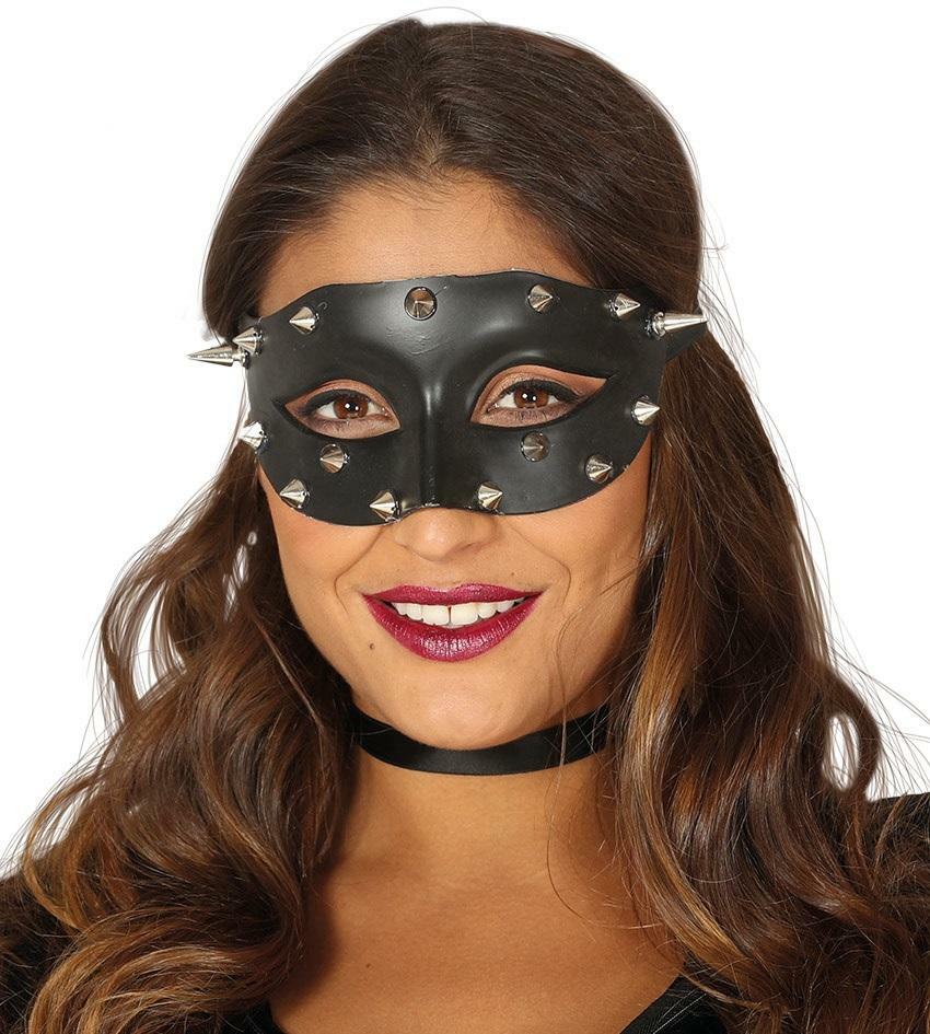 6 Maschere Veneziane In Pizzo Nero - Per Carnevale, Halloween E Feste In Maschera - Foto 3