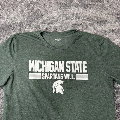 Michigan State Spartans Will Captivating Apparel Green Shirt Women’s Size XL - Image 1 of 4
