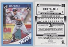2018 Panini Donruss Variations Father's Day Ribbon /49 Corey Seager #158.2